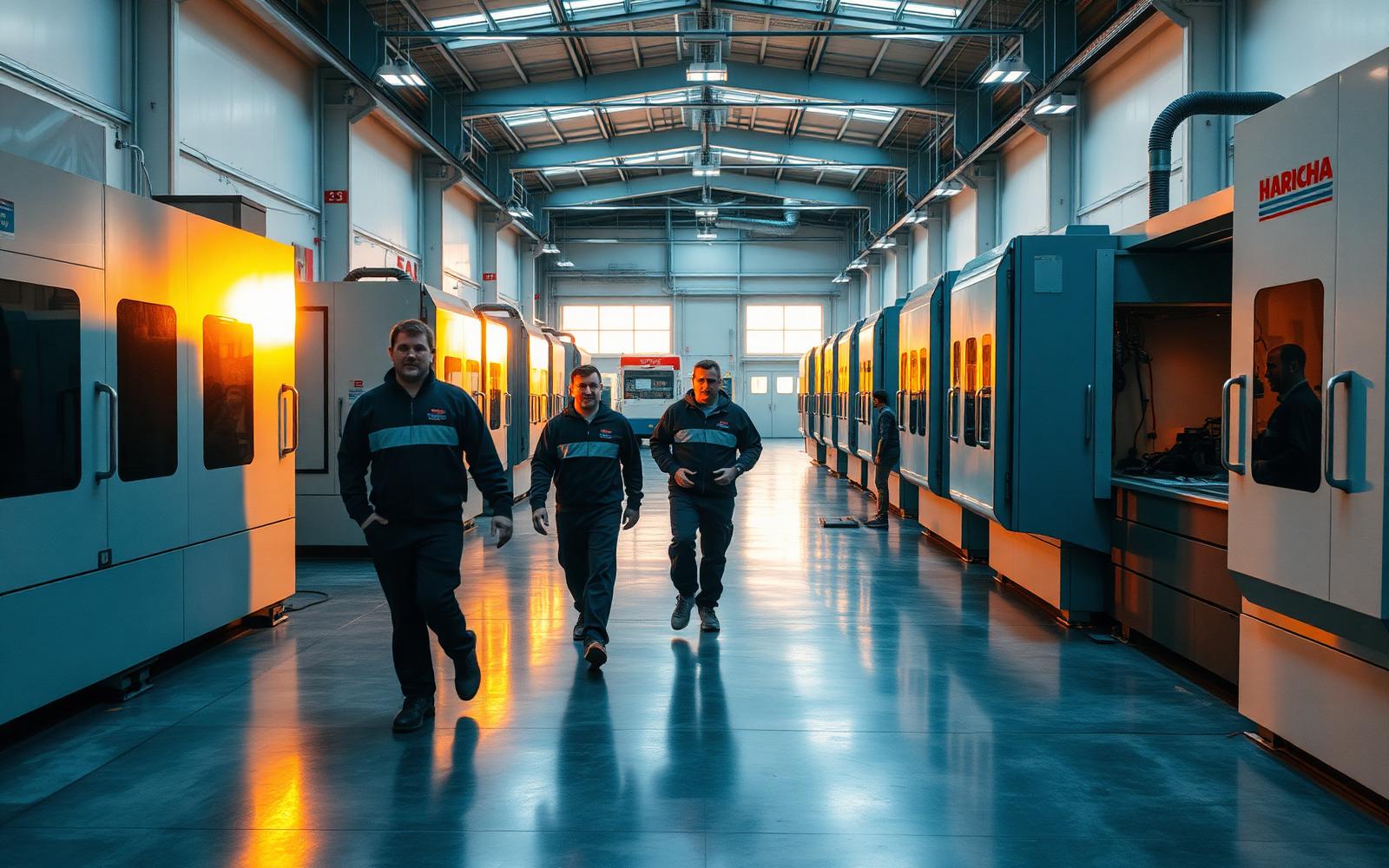 Modern UK CNC workshop floor