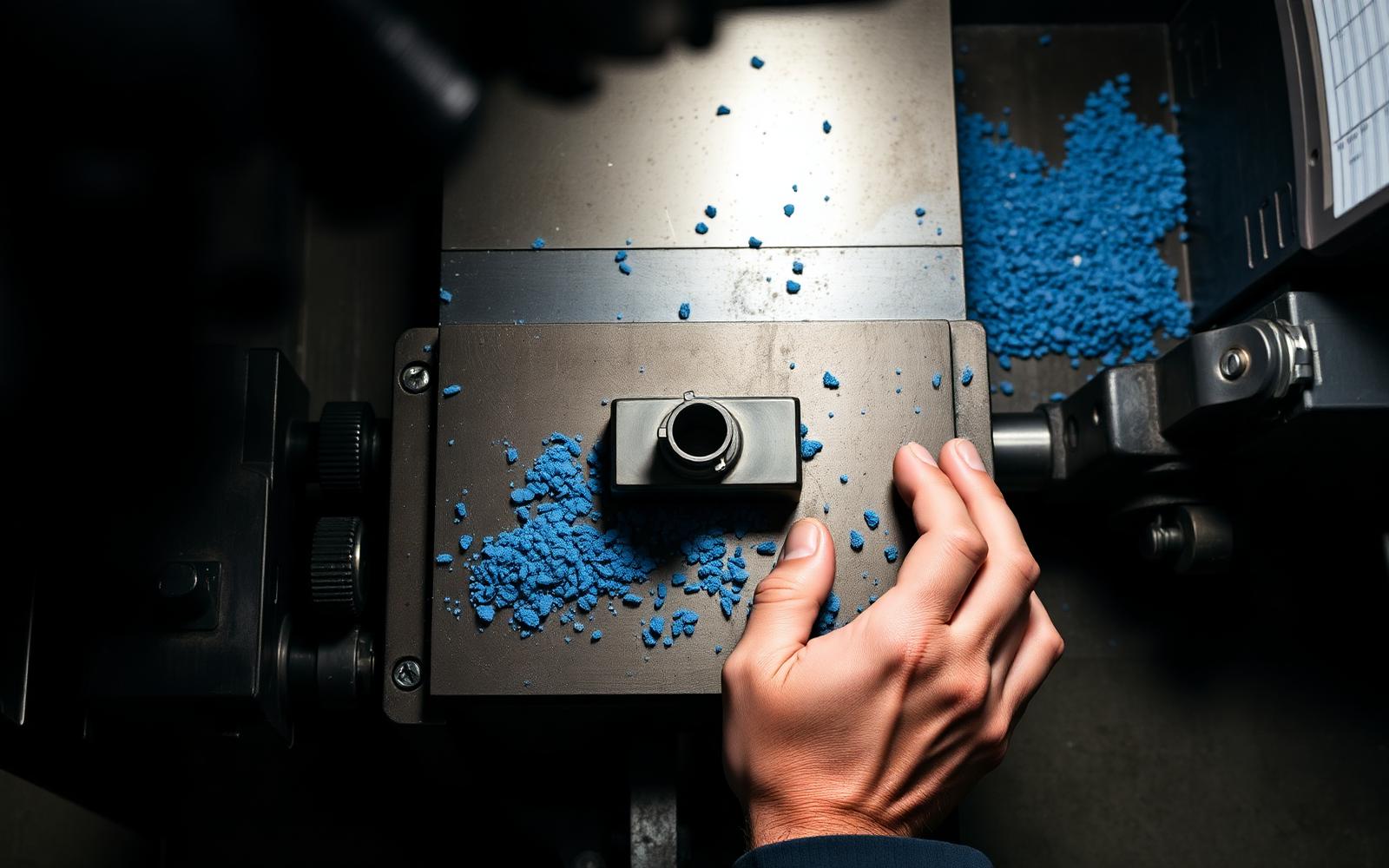 UK manufacturing workshop with CNC machines